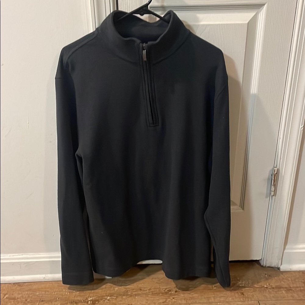 Dark Gray Quarter-Zip Pullover